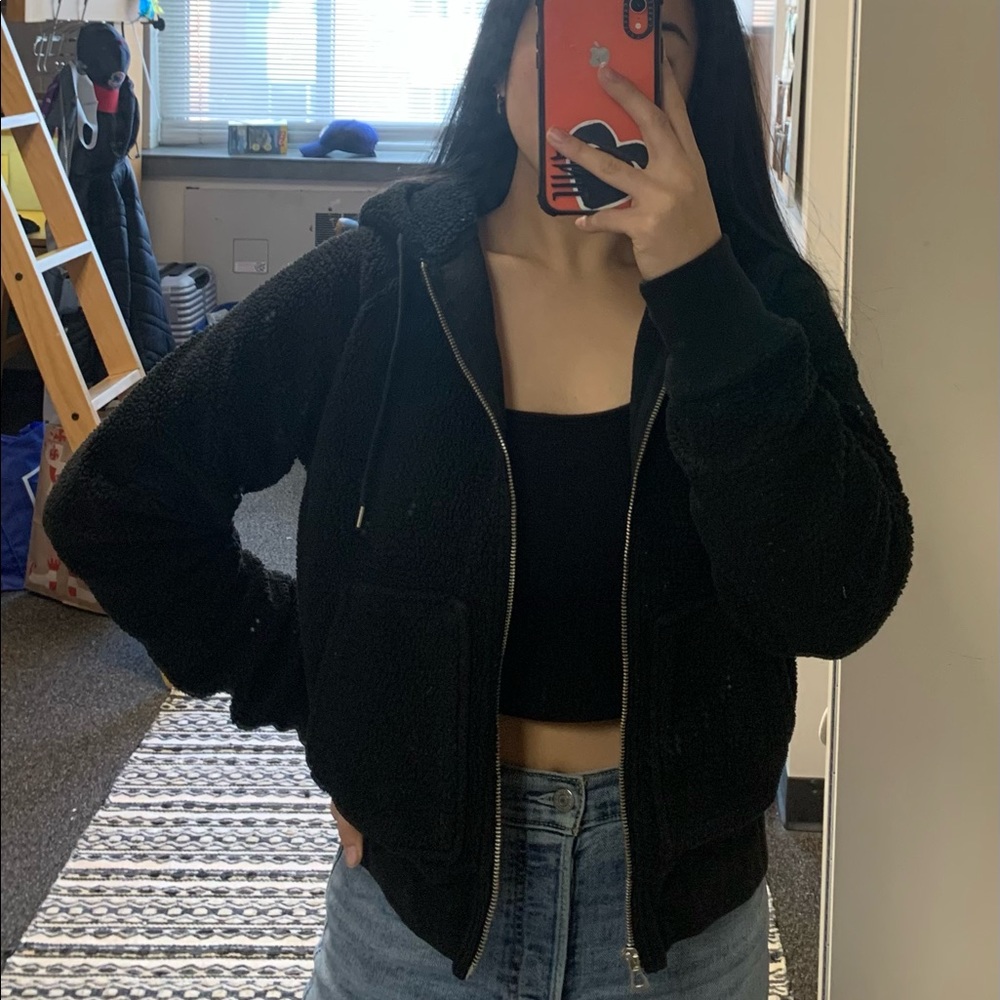 Gap teddy zip-up